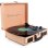 Tocadiscos Prixton VC400 6W RMS Bluetooth Riemaandrijving USB WAV Perzik
