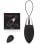 Hugbox Huevo Vibrador Vibrador Femenino con Mando A Distancia 11 Programas Negro