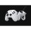 Manette de jeu filaire eSport Razer Wolverine V3 Tournament Edition pour PC/Xbox, blanche