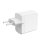 Chargeur rapide Ksix 2xUBS-C + 1xUSB 65w Blanc
