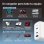 Ksix Carregador de Carga Rápida 2x USB-C + 1x USB-A 65W Branco