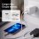 Caricabatterie rapido Ksix 1xUSB-C + 1xUSB 30W Bianco