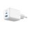 Ksix Carregador de Carga Rápida 1x USB-C + 1x USB-A 20W Branco