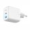 Caricabatterie rapido Ksix, multiporta 1xUSB-C + 1xUSB 45W Bianco