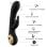 Hugbox Vibrador Bunny e Vibrador Feminino 50 Programas Opção Aquecimento Preto