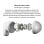 Blackview AirBuds 20 Weiße Bluetooth-Kopfhörer