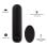 Hugbox Oeuf Vibrant Vibromasseur Féminin Télécommande 10 Programmes Noir