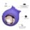 Hugbox Succhia Clitoride e Vibratore Femminile 81 Programmi Viola
