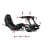 Next Level Racing F-GT Pro Formula and GT Racing Simulator Cockpit Negro Metalizado