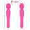 Hugbox Vibrador Wand e Vibrador Feminino 14 Programas Rosa