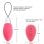 Hugbox Huevo Vibrador Vibrador Femenino Mando A Distancia 11 Programas Rosa