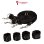 Hugbox Kit De Juguetes Eróticos  Huevo Vibrador, Anillo Vibrador, Kit De Sujeción A La Cama