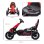Homcom Kart Pedales Para Niños De 3-8 Años Con Asiento Ajustable Rojo