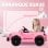 Aiyaplay Volkswagen Beetle Coche Eléctrico para Niños de +3 Años Rosa
