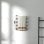 Homcom Toallero Eléctrico De Pared 130w Con Control Wifi Blanco