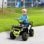 Aiyaplay Quad Eléctrico para Niños de +3 Años con Batería 12v Carga 30kg Verde