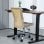 Vinsetto Silla De Oficina De Malla Con Altura Ajustable Beige