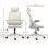 Vinsetto Silla De Oficina De Malla Con Altura Ajustable Y Reposabrazos Beige