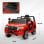 Aiyaplay Toyota Land Cruiser Coche Eléctrico para Niños de +3 Años Rojo