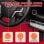 Aiyaplay Toyota Land Cruiser Coche Eléctrico para Niños de +3 Años Rojo