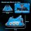 Aiyaplay Angry Birds Coche de Parachoques Eléctrico Azul