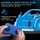 Aiyaplay Angry Birds Coche de Parachoques Eléctrico Azul