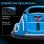 Aiyaplay Angry Birds Coche de Parachoques Eléctrico Azul