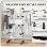 Homcom Tendedero Vertical Plegable de 4 Niveles con 6 Ruedas Negro y Plata