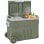 Outsunny Nevera Portátil Eléctrica 45L 12v/24v Con Compresor Pantalla LED Verde