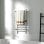 Homcom Toallero Eléctrico De Pared 110w Con Control Wifi Temporizador Blanco