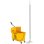 Homcom Cubo De Fregona Con Ruedas Capacidad De 20 L Mopa Amarillo
