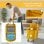 Homcom Cubo De Fregona Con Ruedas Capacidad De 20 L Mopa Amarillo