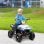 Aiyaplay Quad Eléctrico Para Niños De +3 Años Con Batería 12v Blanco