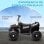 Aiyaplay Quad Eléctrico Para Niños De +3 Años Con Batería 12v Blanco