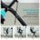 Sportnow Bicicleta Estática Plegable Con Resistencia Magnética De 8 Niveles