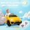 Aiyaplay Volkswagen Beetle Coche Eléctrico Para Niños De +3 Años Amarillo