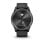 Smartwatch ibrido Garmin vívomove Trend con lunetta in acciaio inossidabile nero e cinturino in silicone nero