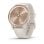 Garmin vívomove Trend Smartwatch Híbrido com Moldura em Aço Inox Rosa Dourado e Bracelete de Silicone Bege