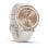 Garmin vívomove Trend Smartwatch Híbrido com Moldura em Aço Inox Rosa Dourado e Bracelete de Silicone Bege