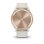 Garmin vívomove Trend Smartwatch Híbrido com Moldura em Aço Inox Rosa Dourado e Bracelete de Silicone Bege