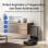 EZVIZ RE4 Plus Robot Aspirador y Fregasuelos con Estación de Vaciado Automático Negro