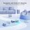 Aspirateur robot laveur EZVIZ RS20 Pro avec station de vidange automatique, blanc