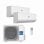 Haier TIDE-R 25+35/40 Aire Acondicionado Multisplit 2x1 Inverter Con Bomba De Calor 3.870 Frigorías