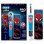 kinderzahnbürste Oszillierende Oral-B Vitality Pro Kids Spiderman 3 Modi 1 Bürstenkopf Timer Etui