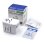 Ewent EW1470 Adaptador de Viaje Universal con 4 Enchufes de Pared + 5 Puertos USB Blanco