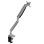 Ewent EW1527 Soporte para Monitor Individual hasta 49" VESA 100x100 Máx. 20Kg Plata