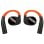 Casque sans fil Beyerdynamic Verio 200 à dos ouvert, noir/orange