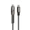 Ksix Cable de Carga Ultra Rápida y Datos 60W USB-C/USB-C Trenzado 1m Negro