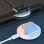 Contact Base de Carga Inalámbrica para Anillo de Carga Rápida 15W Cable USB/USB-C Blanco