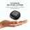 Ksix Saturn Smart Ring, taglia XS, 3 giorni di auto, attività e salute, monitoraggio del sonno, 5 ATM, argento
